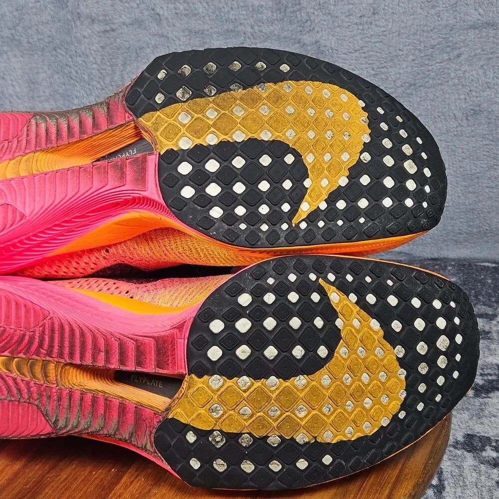 Nike ZoomX VaporFly Next% 3 Shoes Mens Size 12 Pink Athletic Running Sneakers